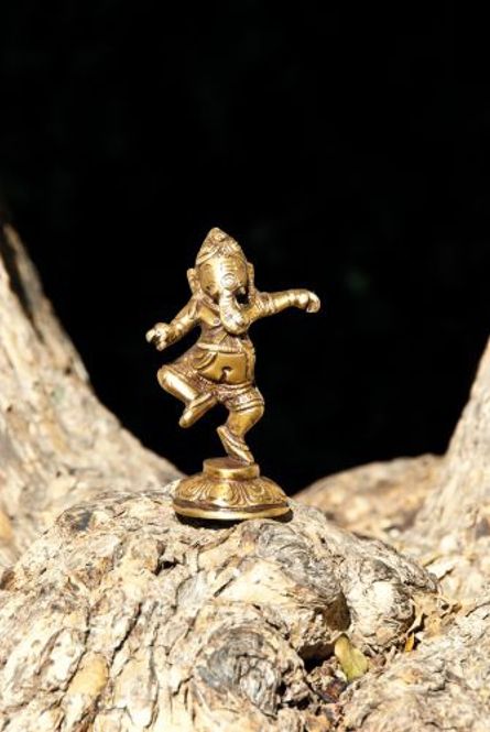 Hovedbilde Ganesha Dancing Brass 9cm