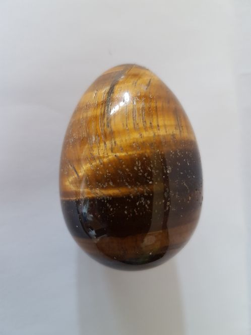 Hovedbilde Krystall Egg Tirgerøye Gul 