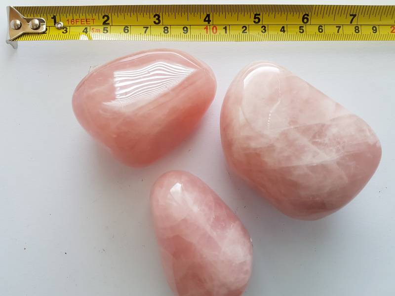 rosenkvarts fri form ca 5-6 cm