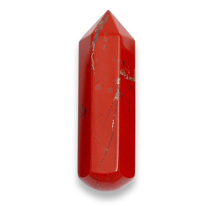 Hovedbilde Healingstav - Jaspis Rød 60mm
