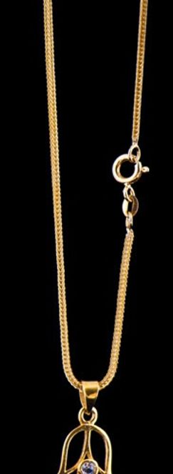Hovedbilde Foxtail Chain gold plated 50 ...