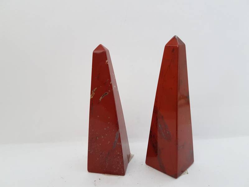 Obelisk Jaspis Rød ca 7cm