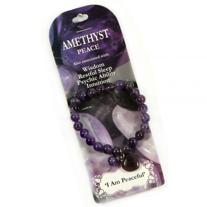 Hovedbilde Armbånd Ametyst 8mm med ...