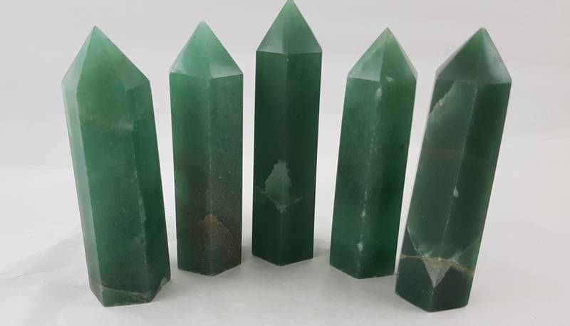 Obelisk Aventurin Grønn ca 9-10cm
