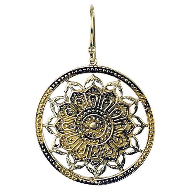 Hovedbilde Øredobber - Lotus mandala ...