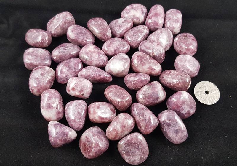 lepidolitt -lepidolite AA-kvalitet