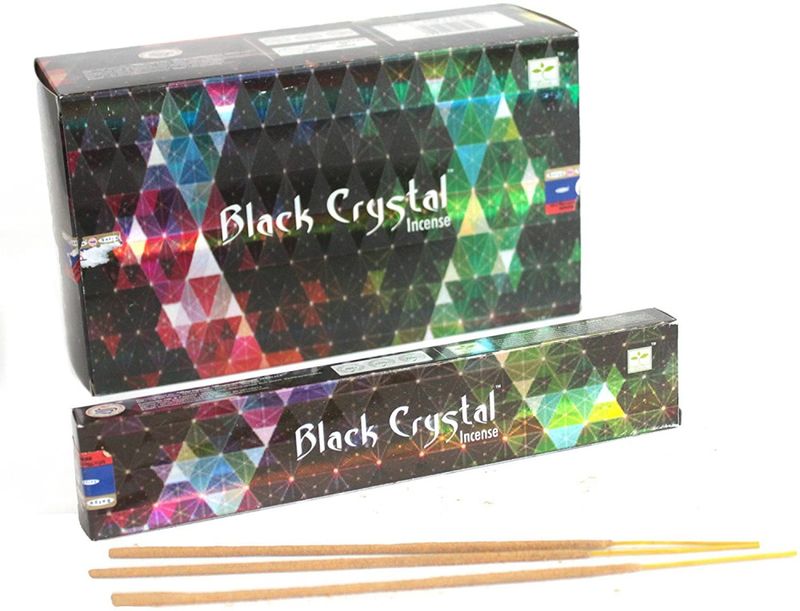 Satya Black Crystal Incense Røkelse