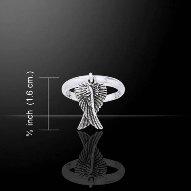 Hovedbilde Englevinge ring str 9- Angel ...