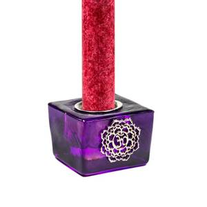 Hovedbilde Lysholder glass cube Krone ...