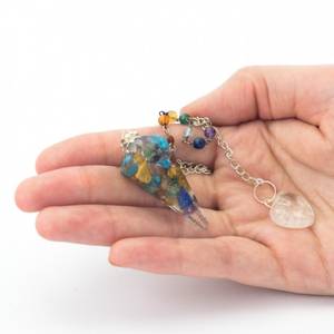 Hovedbilde Orgonite pendel - Rainbow  ...