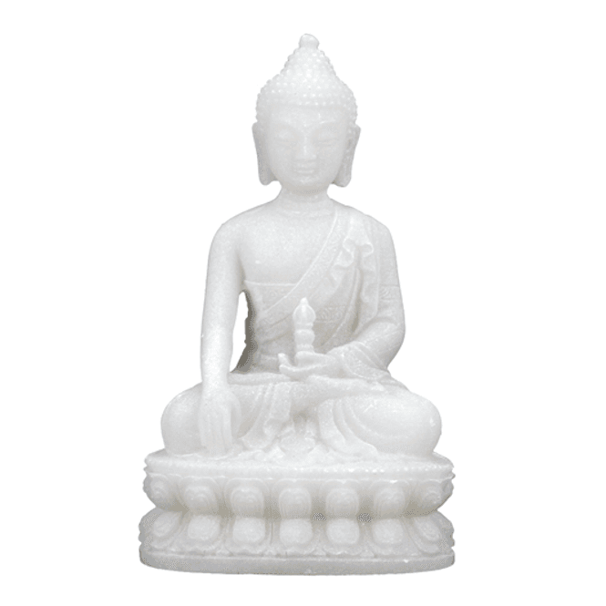 Hovedbilde Buddha statue med dorje ...