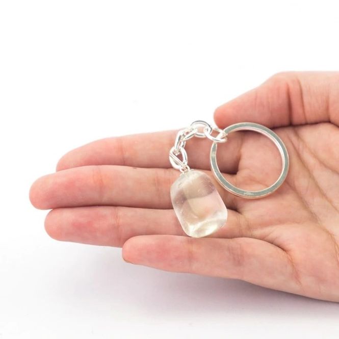 Hovedbilde Nøkkelring - Bergkrystall - ...