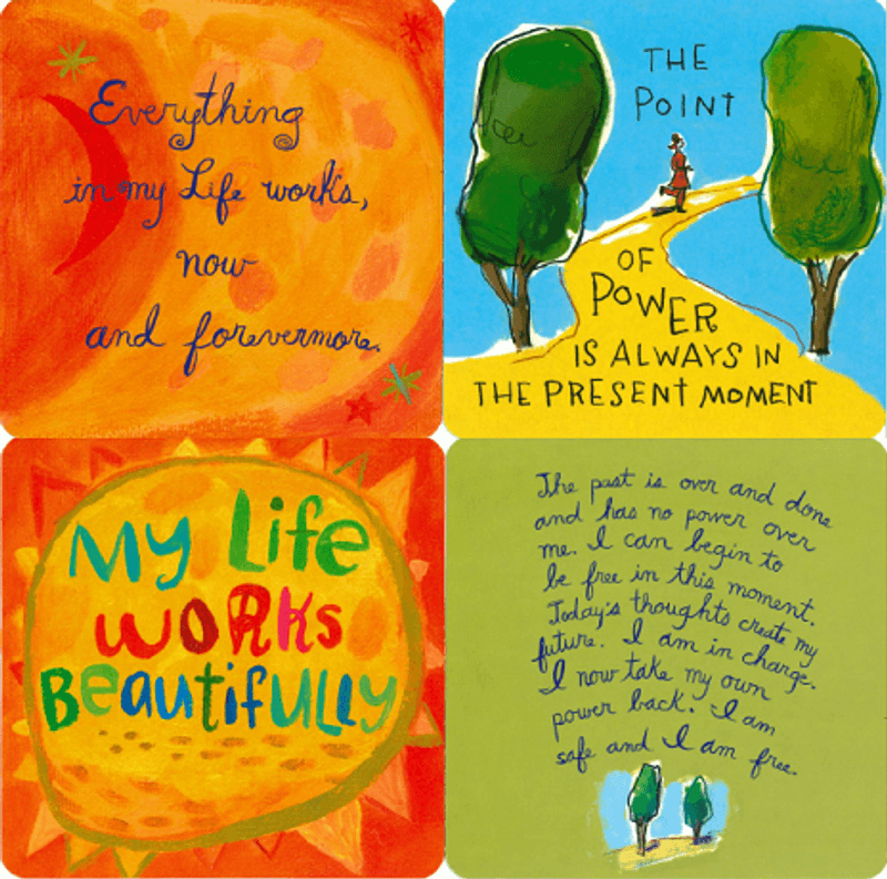 Power Thought Cards-Lousie Hay Affirmasjonskort