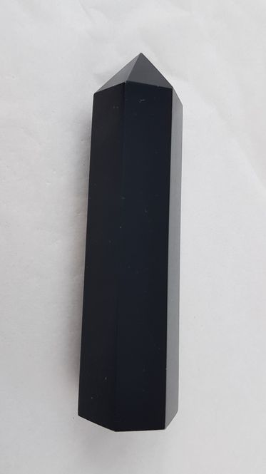 Hovedbilde Obelisk Obsidian sort slepet ...