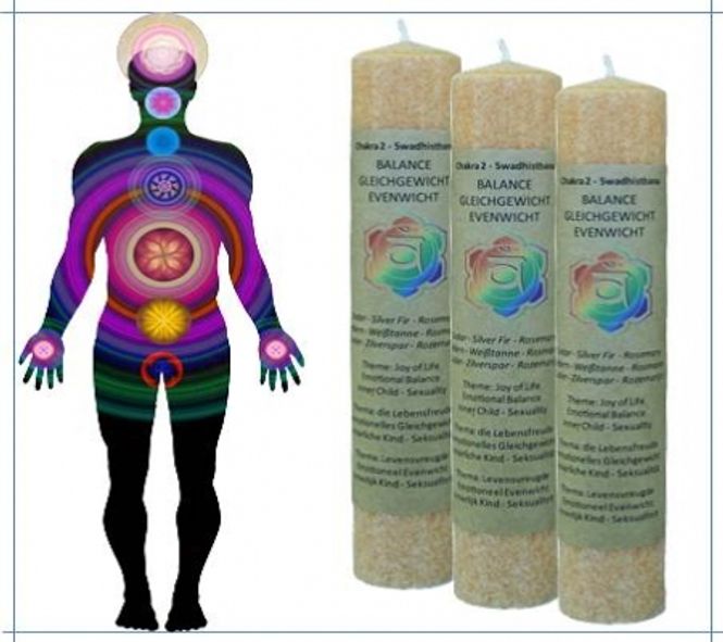 Hovedbilde Duftlys - Sushumna Chakra 2 ...