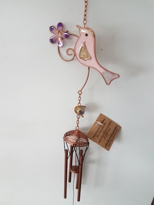 Hovedbilde Vindspill Fugl Rosa - Pink ...