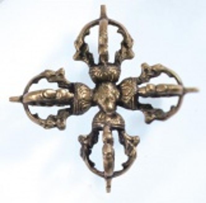 Hovedbilde Tibetansk dobbel Dorjie 9 cm- ...