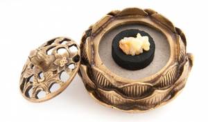 Hovedbilde Lotus Incense Burner, messing ...