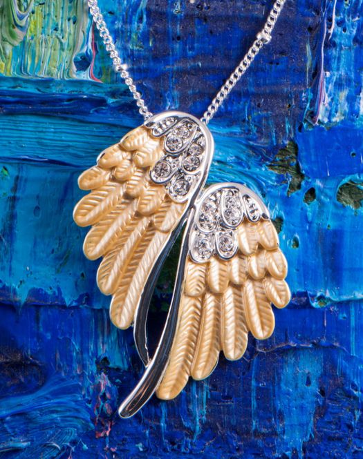 Hovedbilde Anheng - Angel wings, gold ...