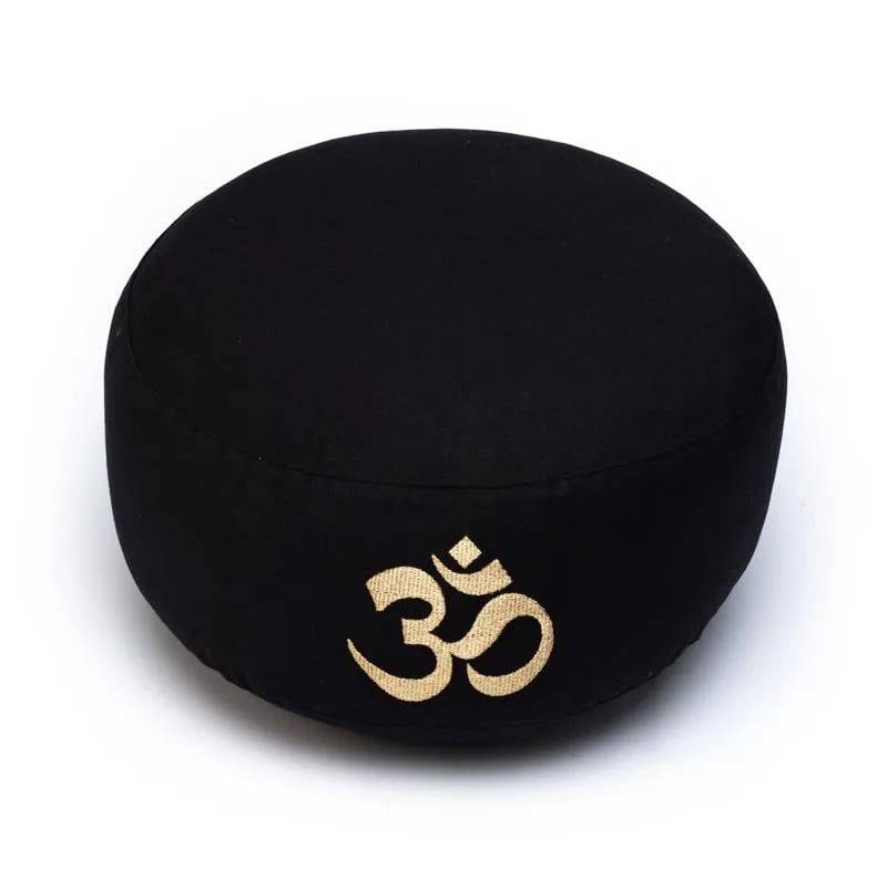 Meditasjonspute - Sort med Ohm organisk bomull