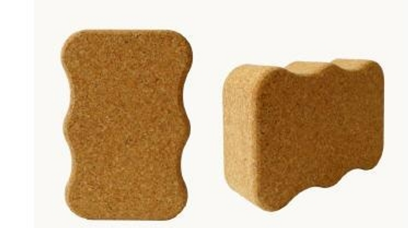 Yoga Prop Block Brick Wave cork