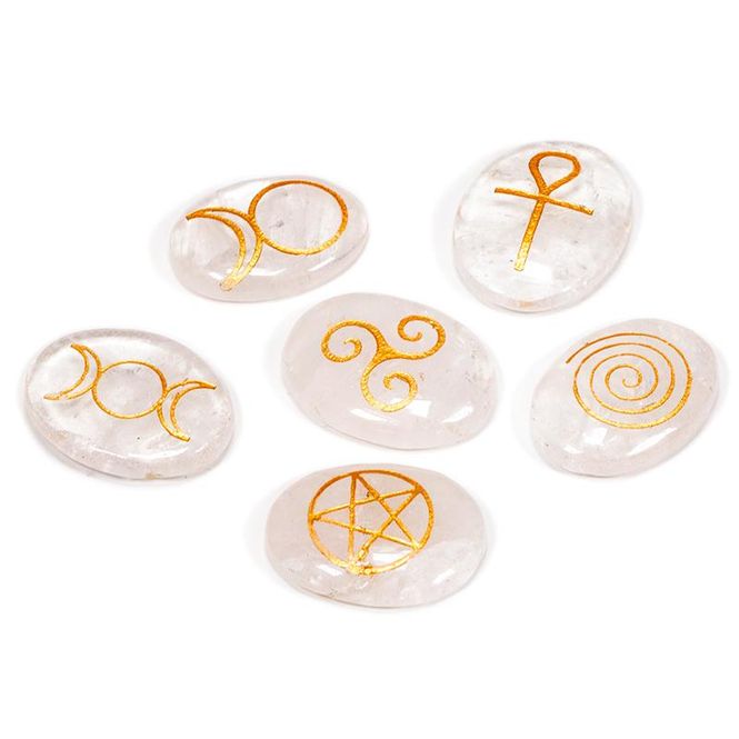 Hovedbilde Wicca Stones Rock Crystal SET ...