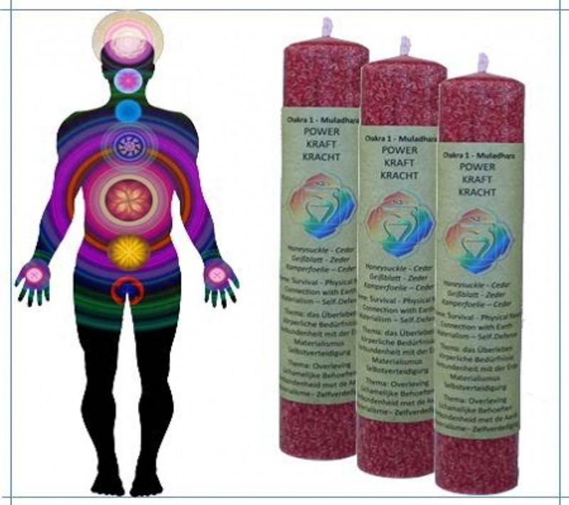 Duftlys - Sushumna Chakra 1 Fragrance Candle Muladhara