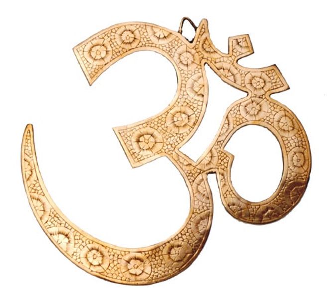 Hovedbilde Om - Wall Symbol, brass, 27 ...