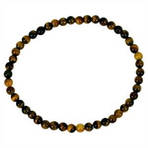 Hovedbilde Armb&aring;nd Tiger&oslash;ye Gul 4mm ...