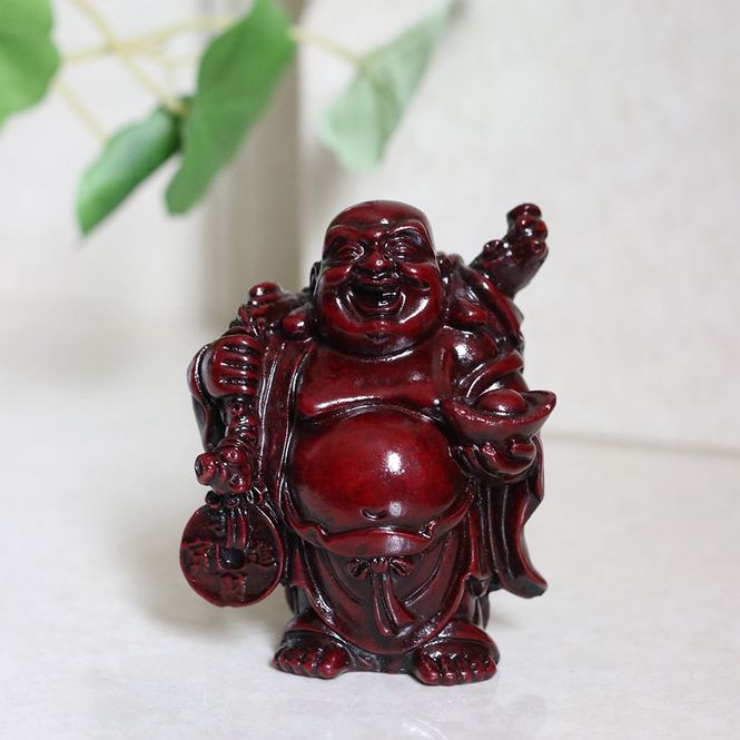 Hovedbilde Buddha 10cm Wealth Laughing ...