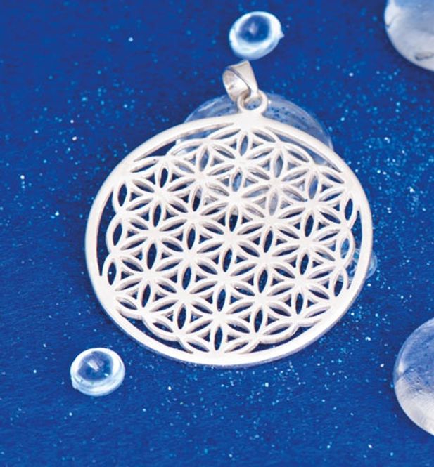 Hovedbilde Flower of Life Pendant sølv ...