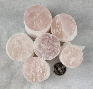 Hovedbilde rosenkvarts sylinder 